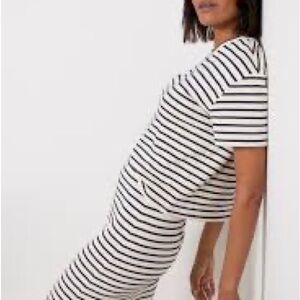 SET - Splendid Whitney Crop Tee + Maxi Skirt  - S